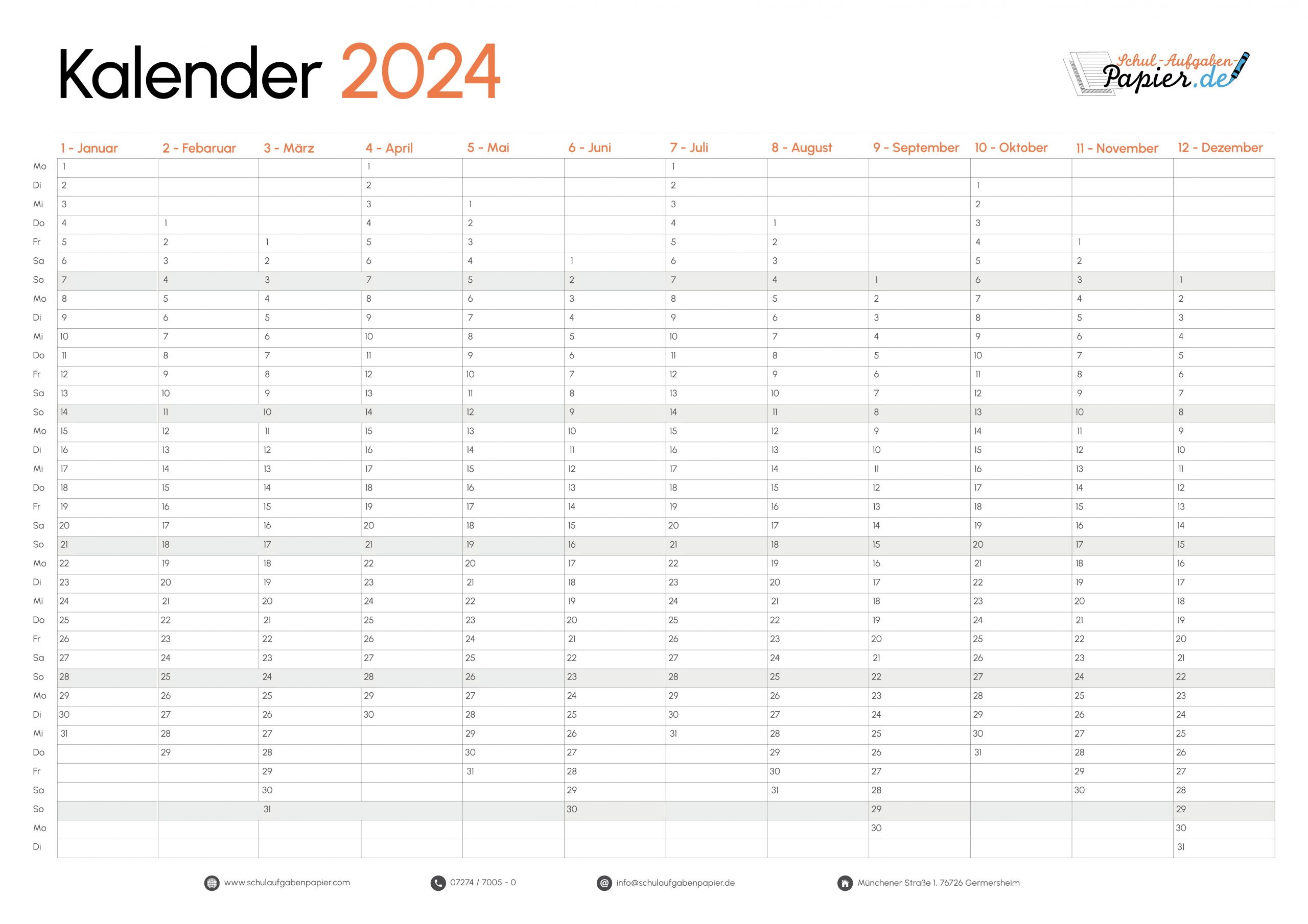 Kalender Vorschaubild